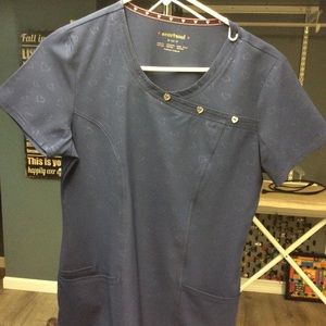 Size small heart and soul navy scrub top
